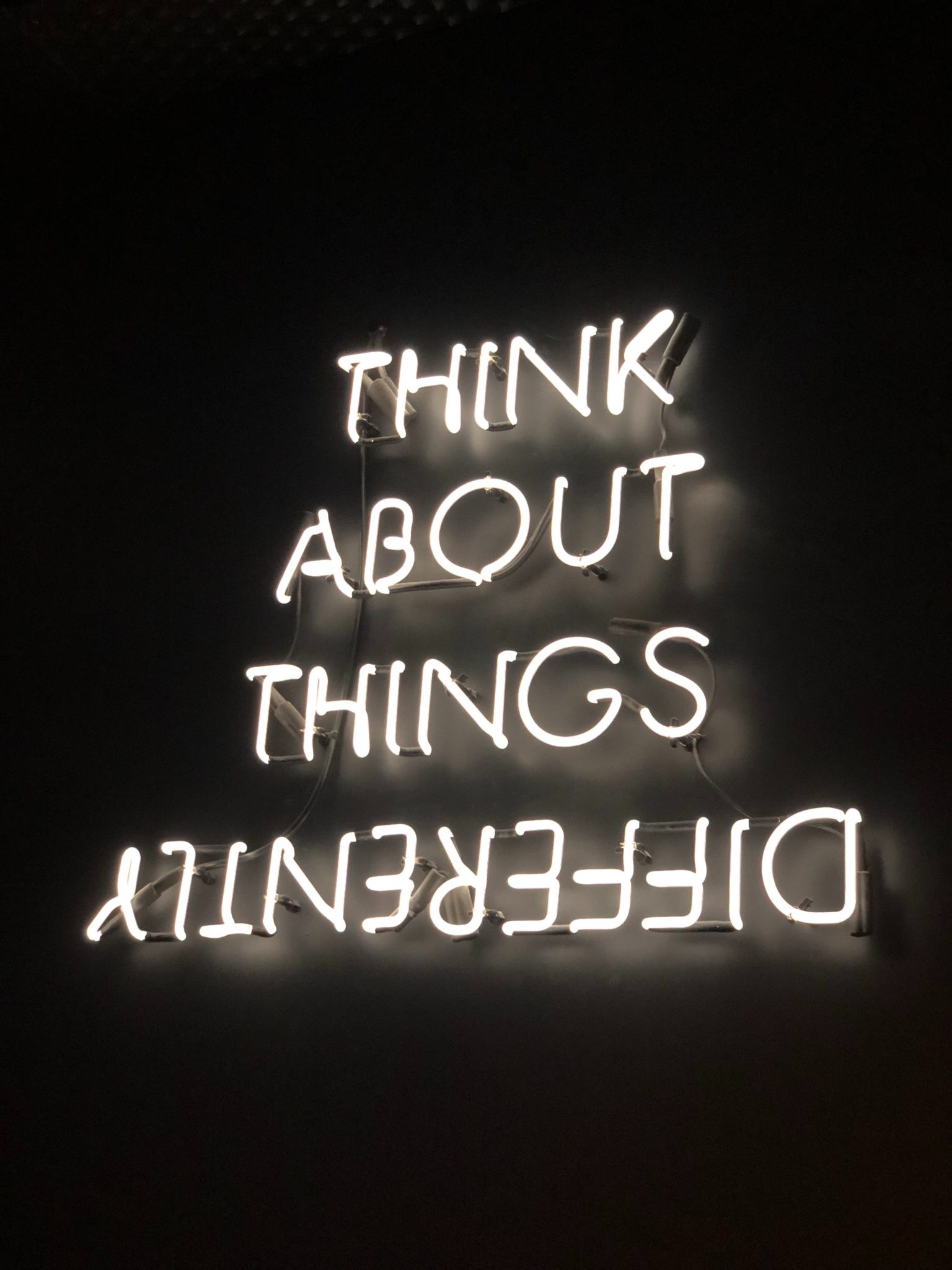 Think about things differently lights