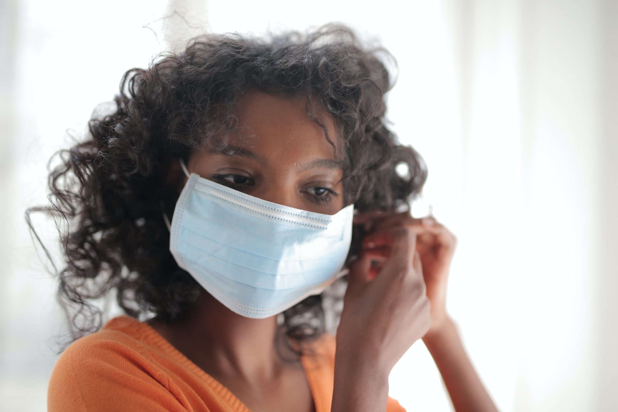 Wearing a facemask