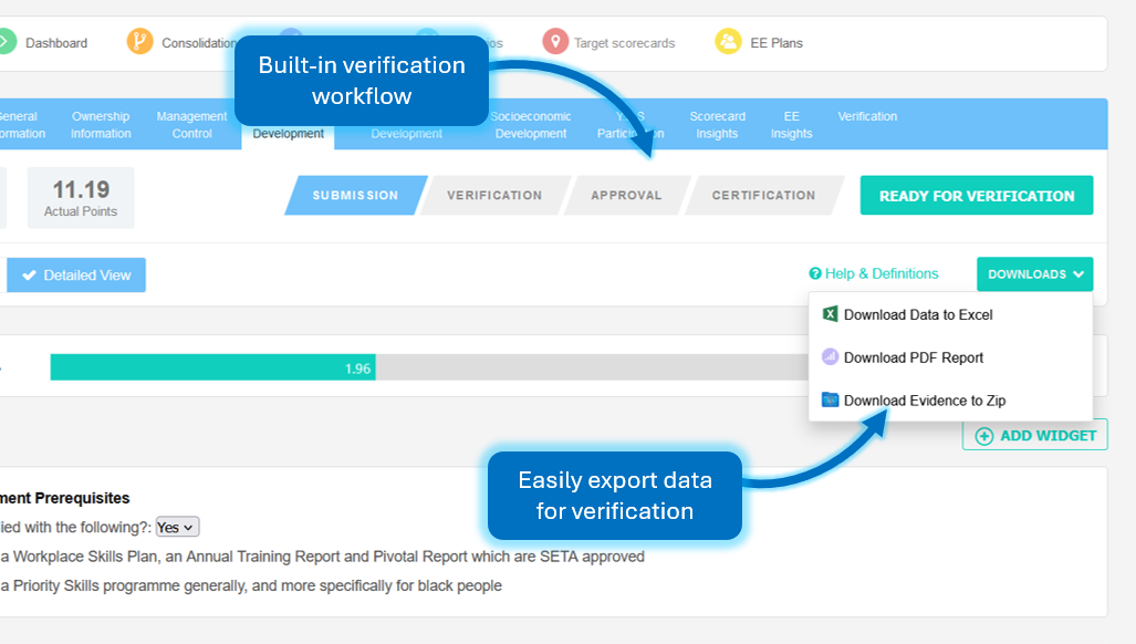Digital B-BBEE Verification